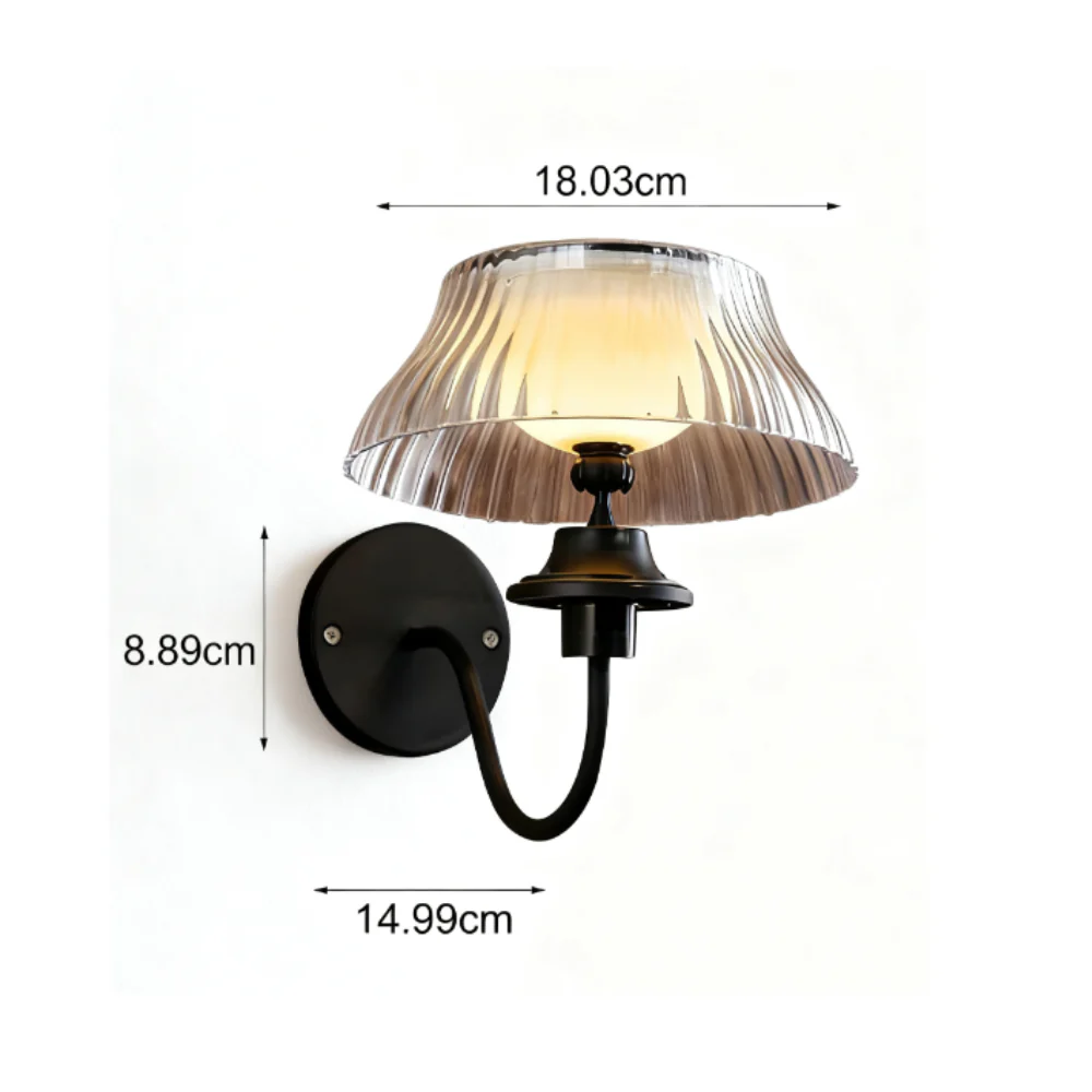 Precious lic Arm Solar Glass Outdoor Wall Light - Image 7