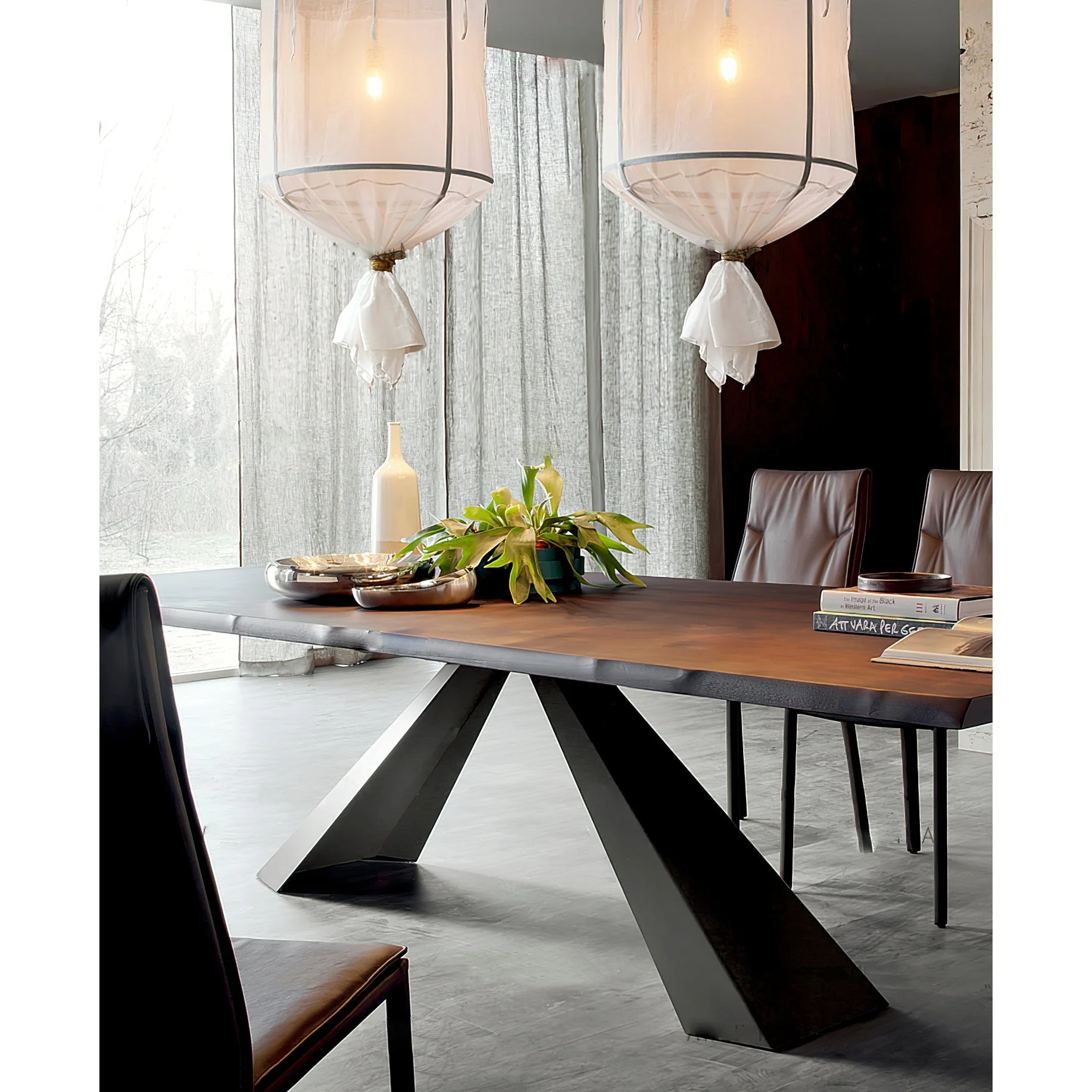 Provence Modern Linen Fabric Pendant Light - Image 10