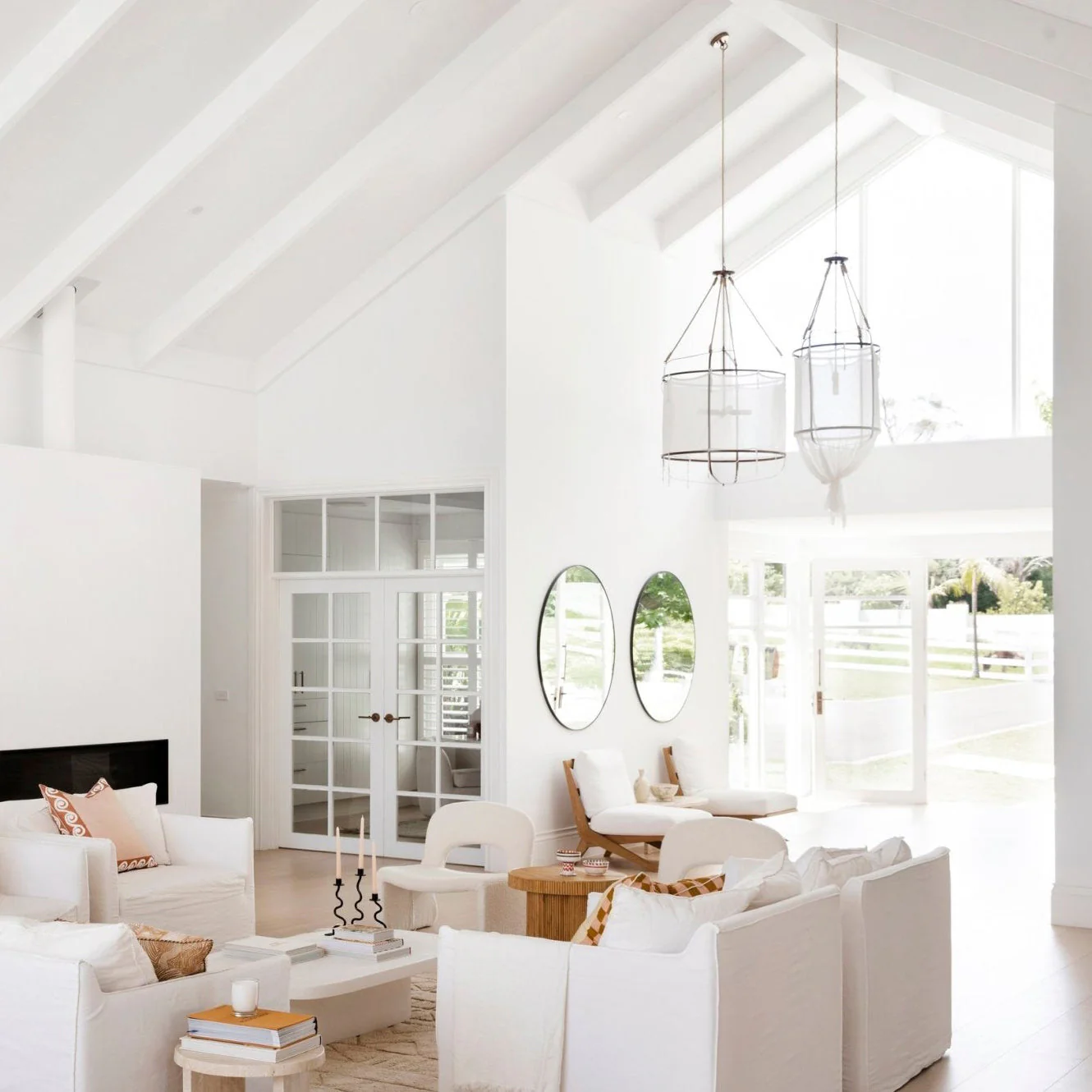 Provence Modern Linen Fabric Pendant Light - Image 7