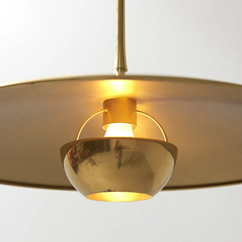 Pyra Minimalist Metal Pendant Light, Gold - Image 5