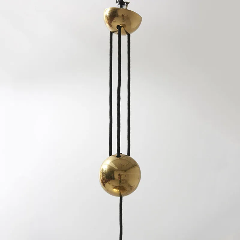 Pyra Minimalist Metal Pendant Light, Gold - Image 7