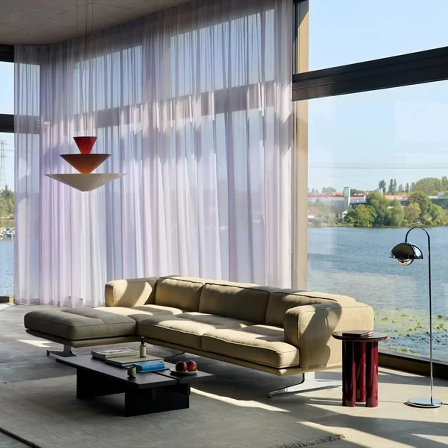 Pyramia Tiered Color Block Pendant Light - Image 12