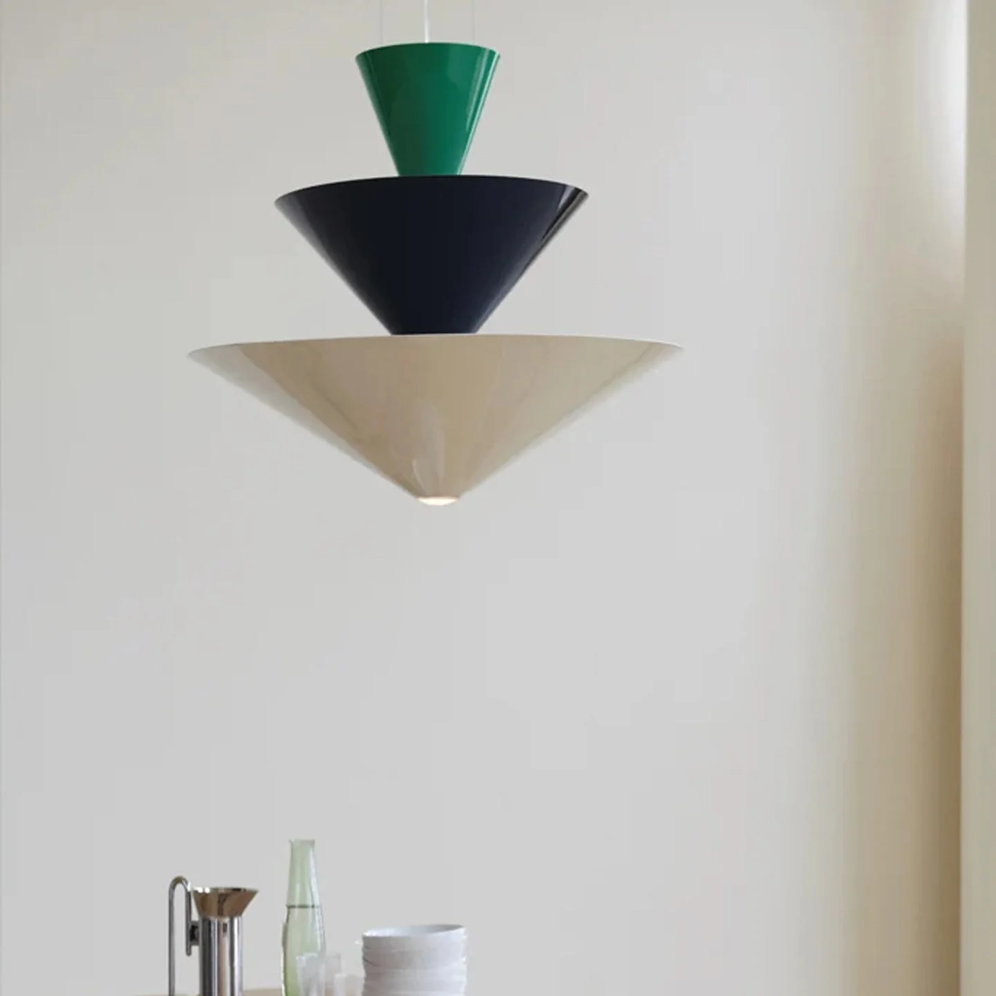Pyramia Tiered Color Block Pendant Light - Image 27