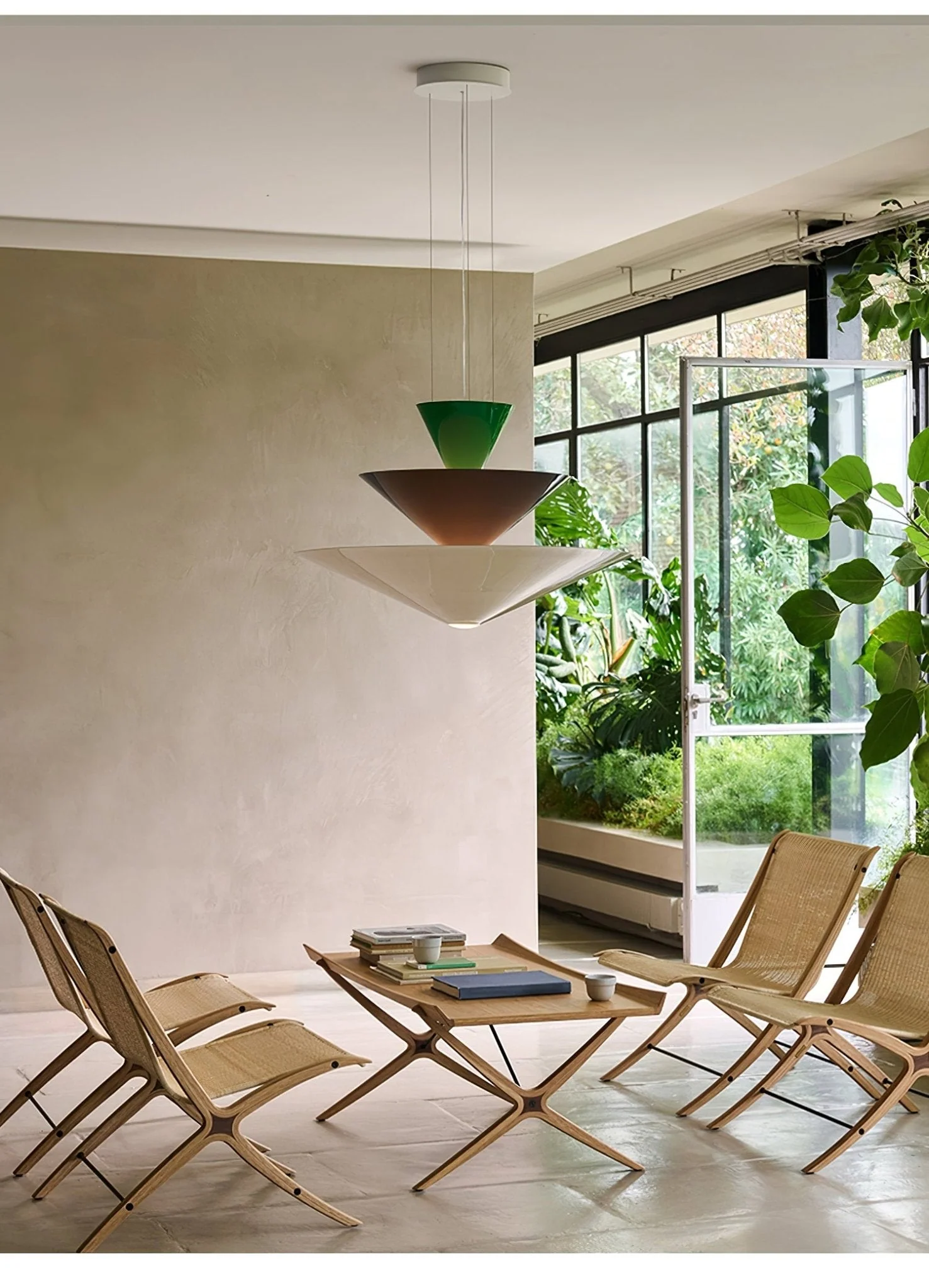 Pyramia Tiered Color Block Pendant Light - Image 9
