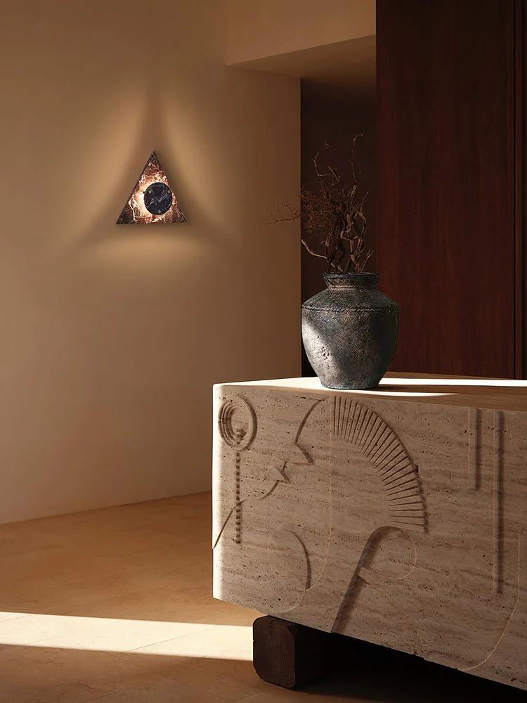 Pyramid Rustic Marble Wall Light - Image 33