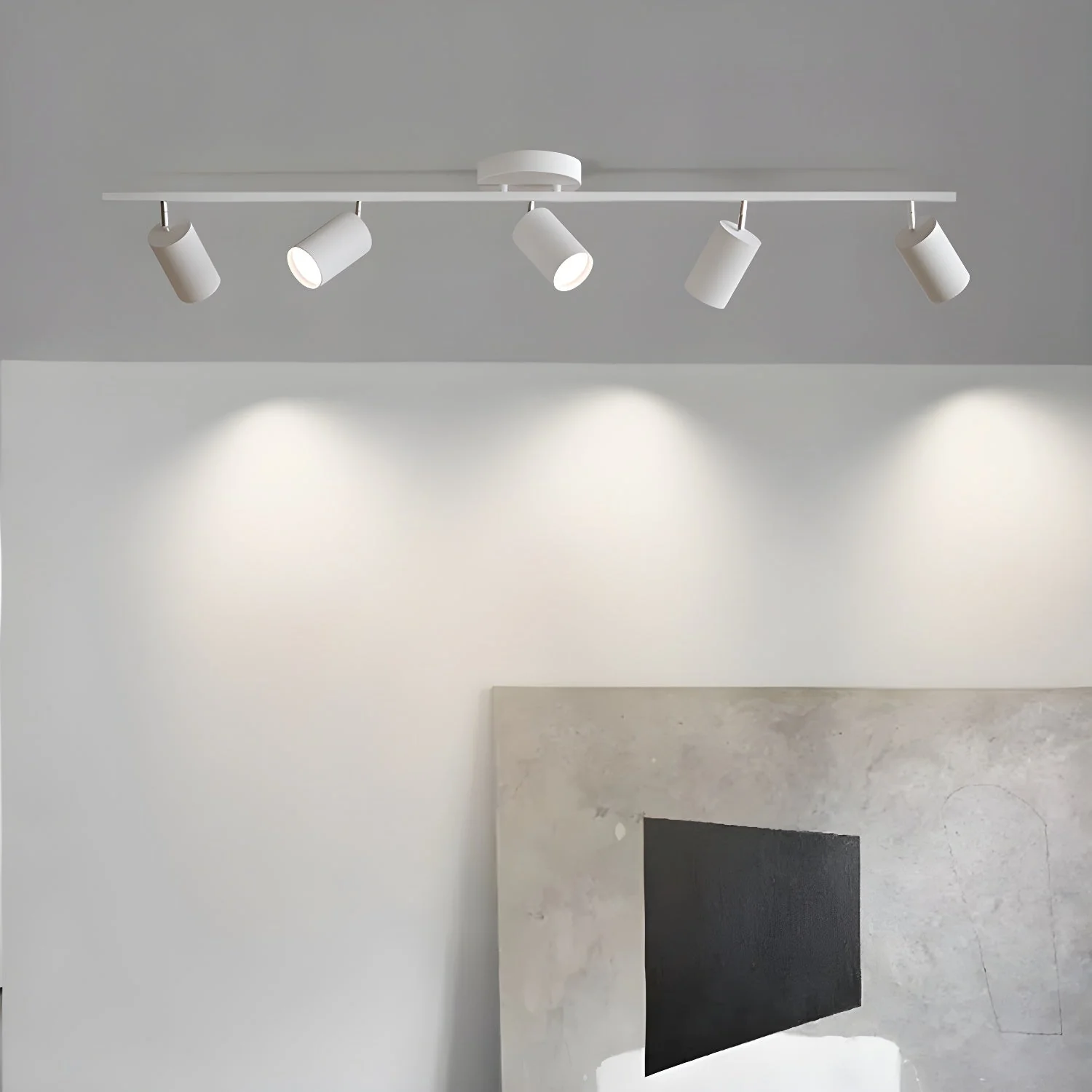 Quadra Aluminum Contemporary Ceiling Light - Image 12