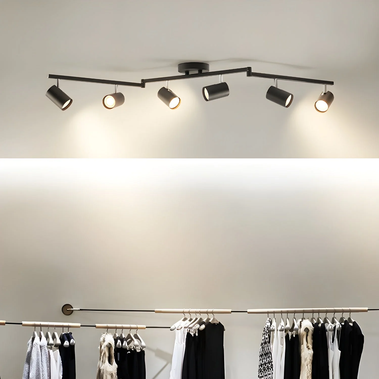 Quadra Aluminum Contemporary Ceiling Light - Image 5