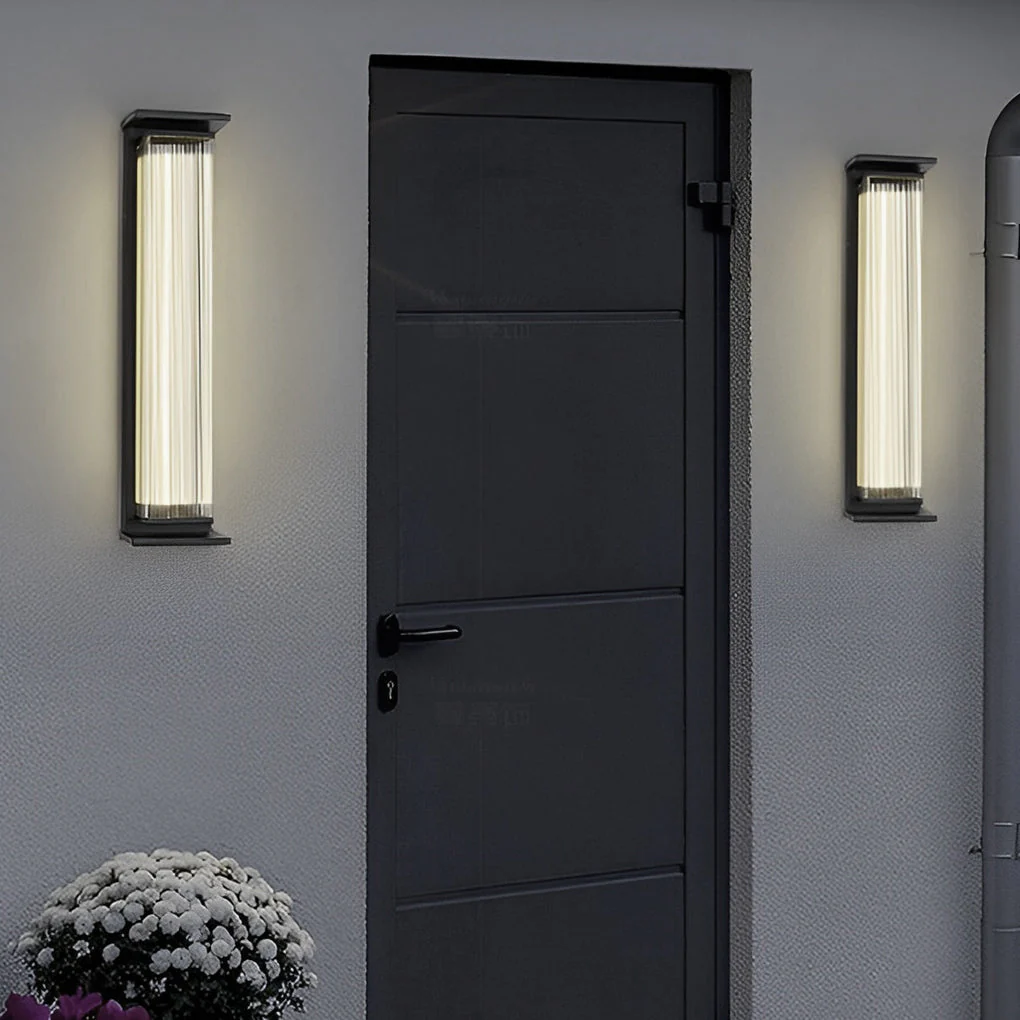 Quenna Creative Strip Modern Outdoor Wall Lights - Image 2