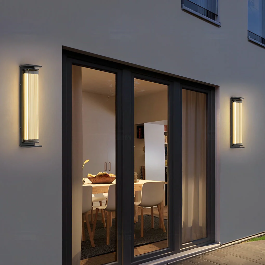 Quenna Creative Strip Modern Outdoor Wall Lights - Image 4