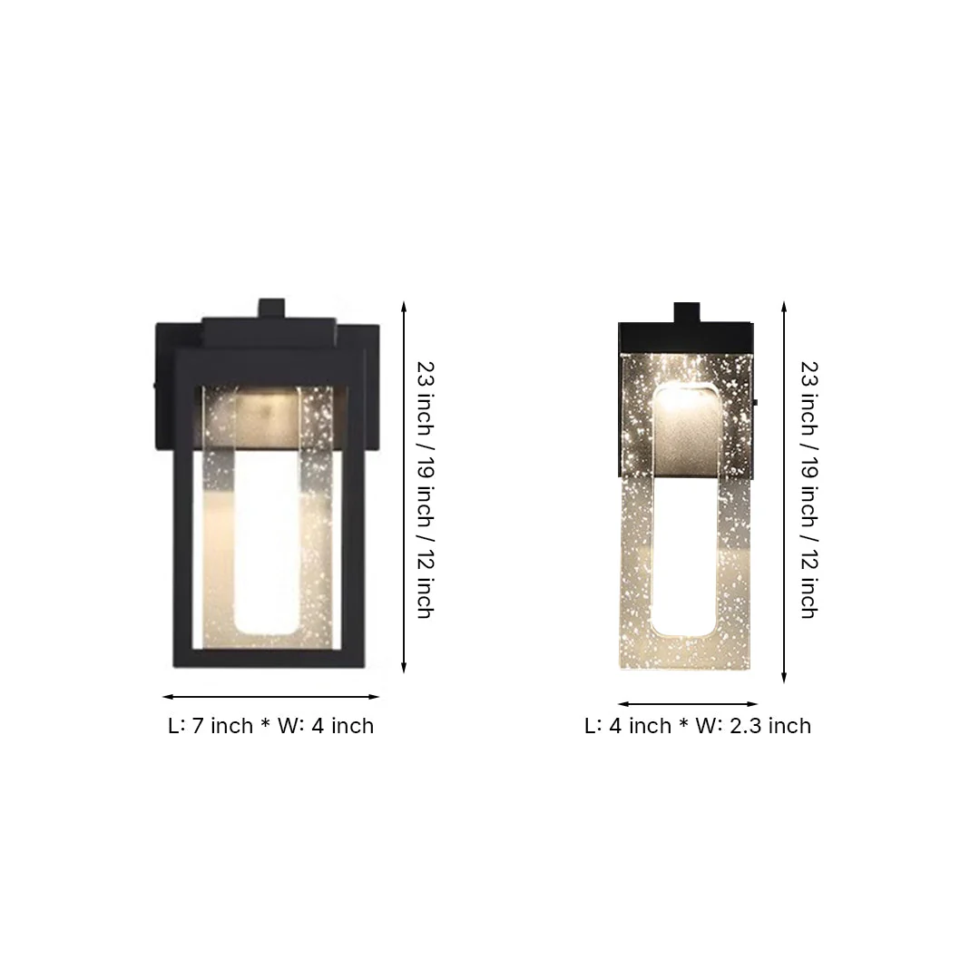 Quicy Classic Ideas Crystal Outdoor Wall Light - Image 6