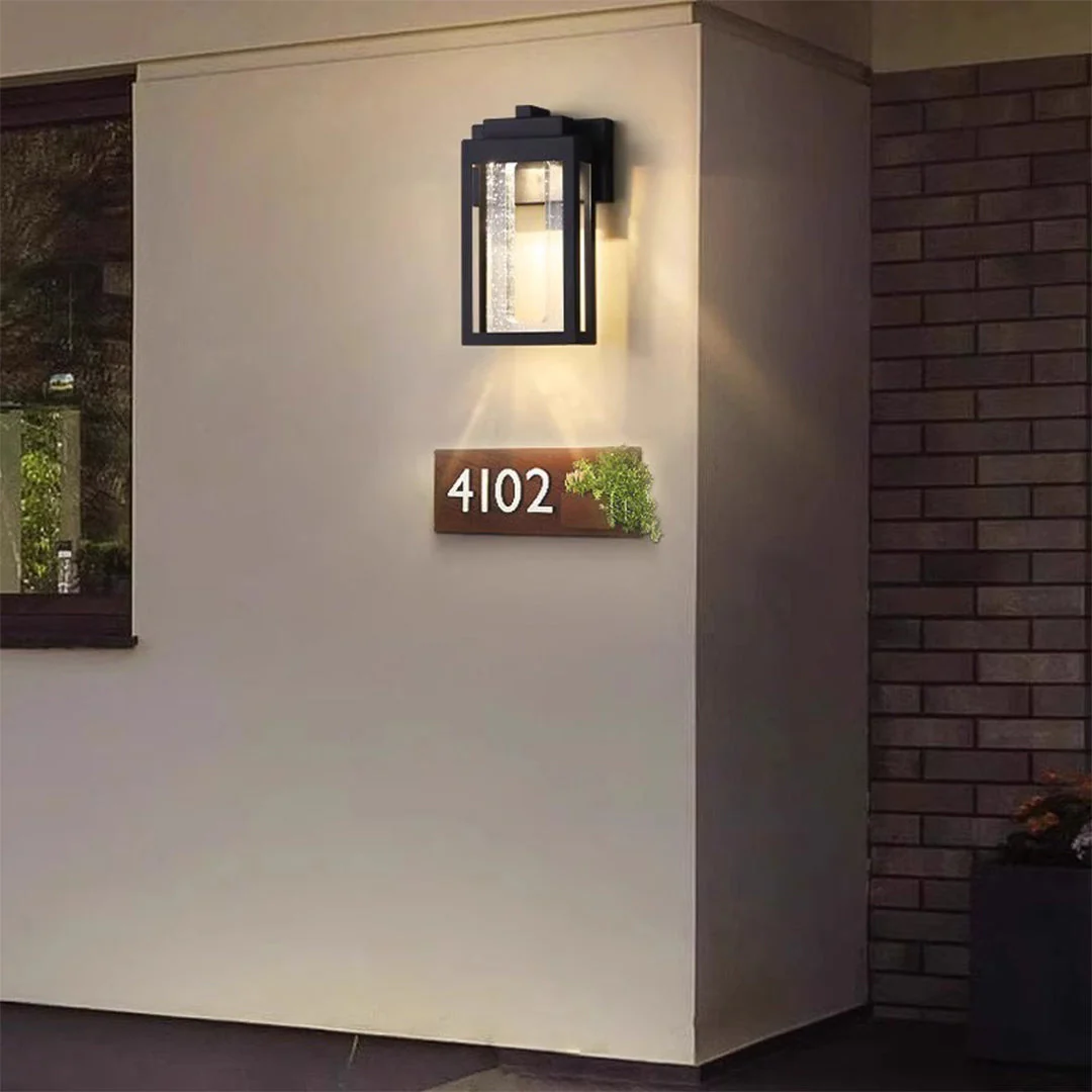 Quicy Classic Ideas Crystal Outdoor Wall Light - Image 8