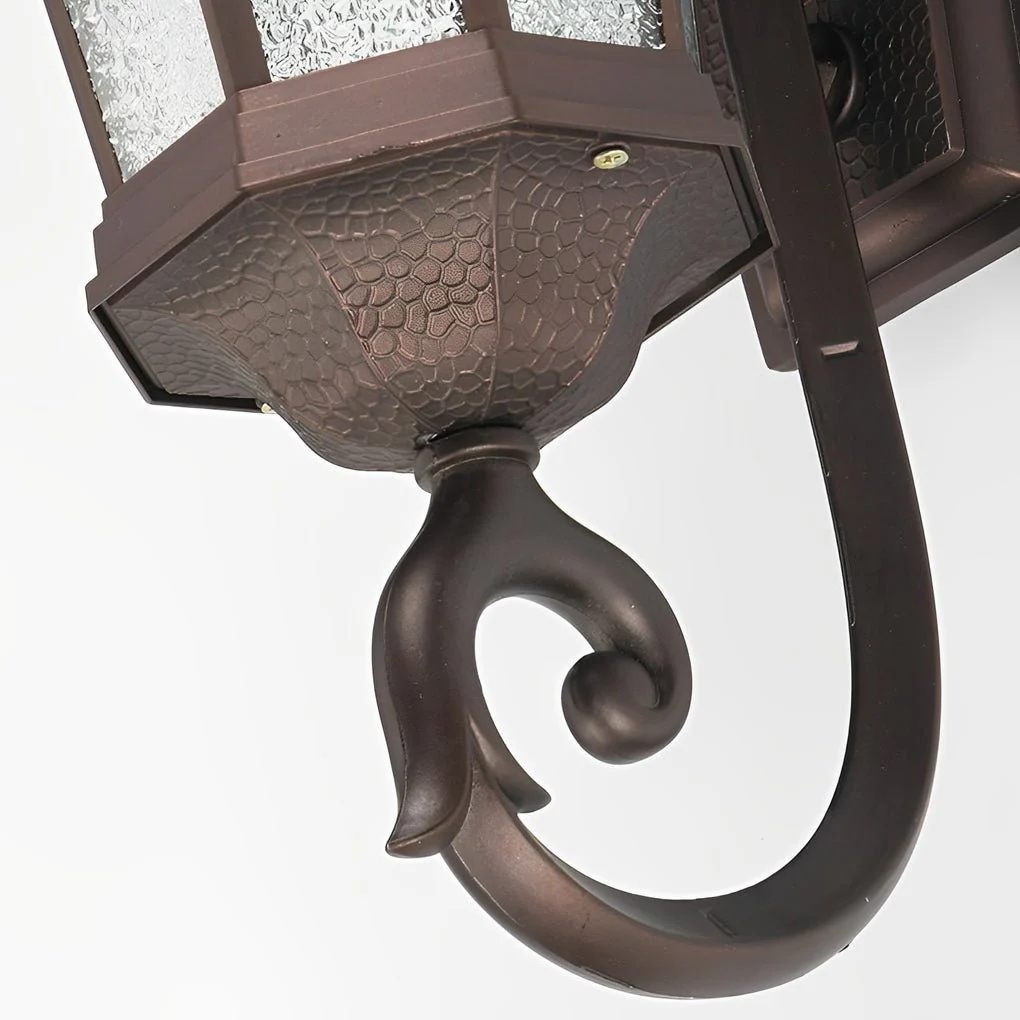 Quinlan Retro Shade European Glass Outdoor Wall Lights - Image 4