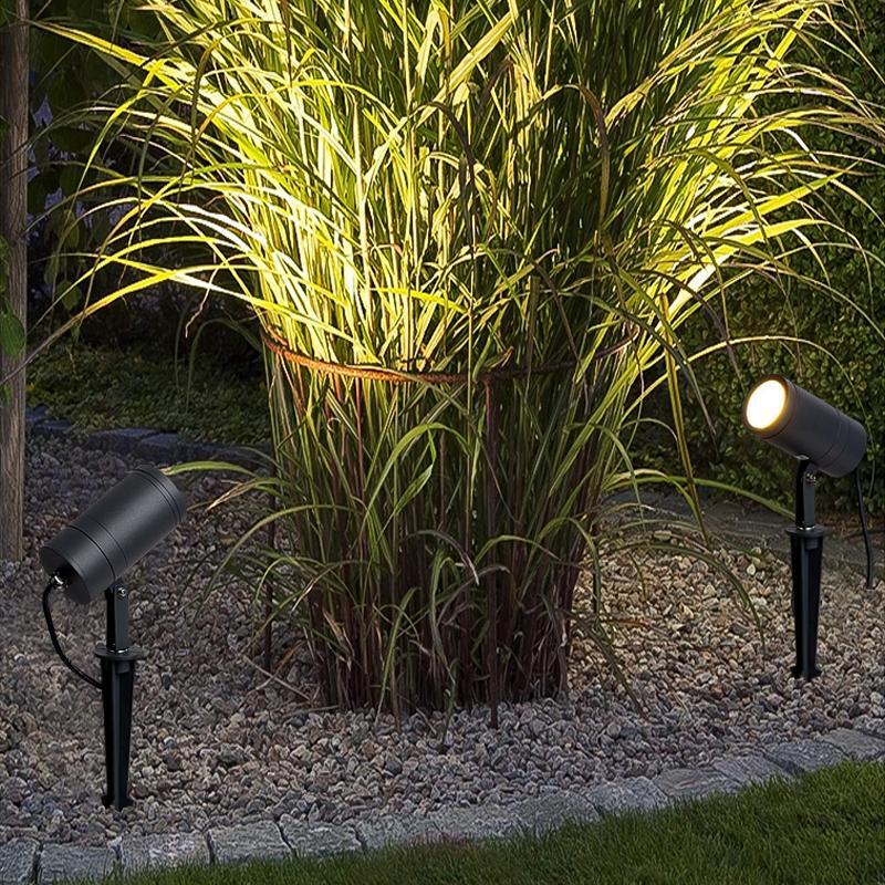 Quintana Adjustable Round Modern Glass Tree Spotlights - Image 3