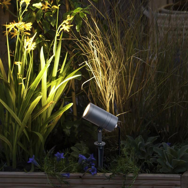 Quintana Adjustable Round Modern Glass Tree Spotlights - Image 4