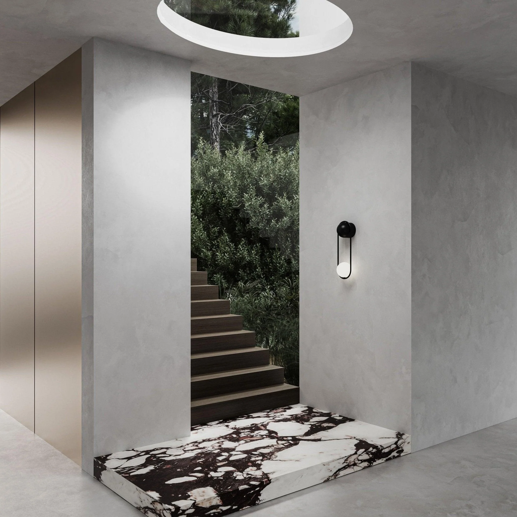 Radiain Brass Minimalist Wall Lamp - Image 10