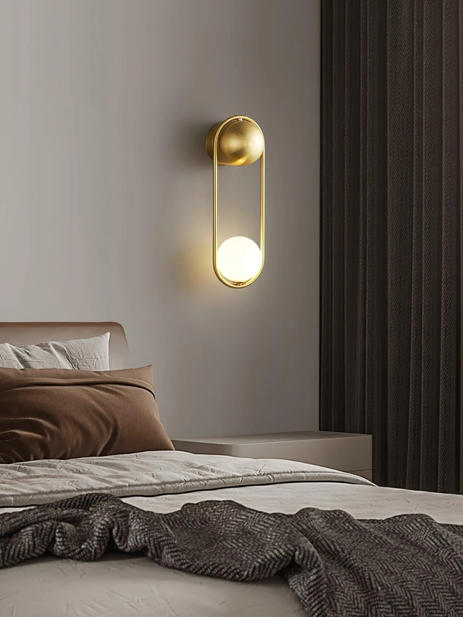 Radiain Brass Minimalist Wall Lamp - Image 17