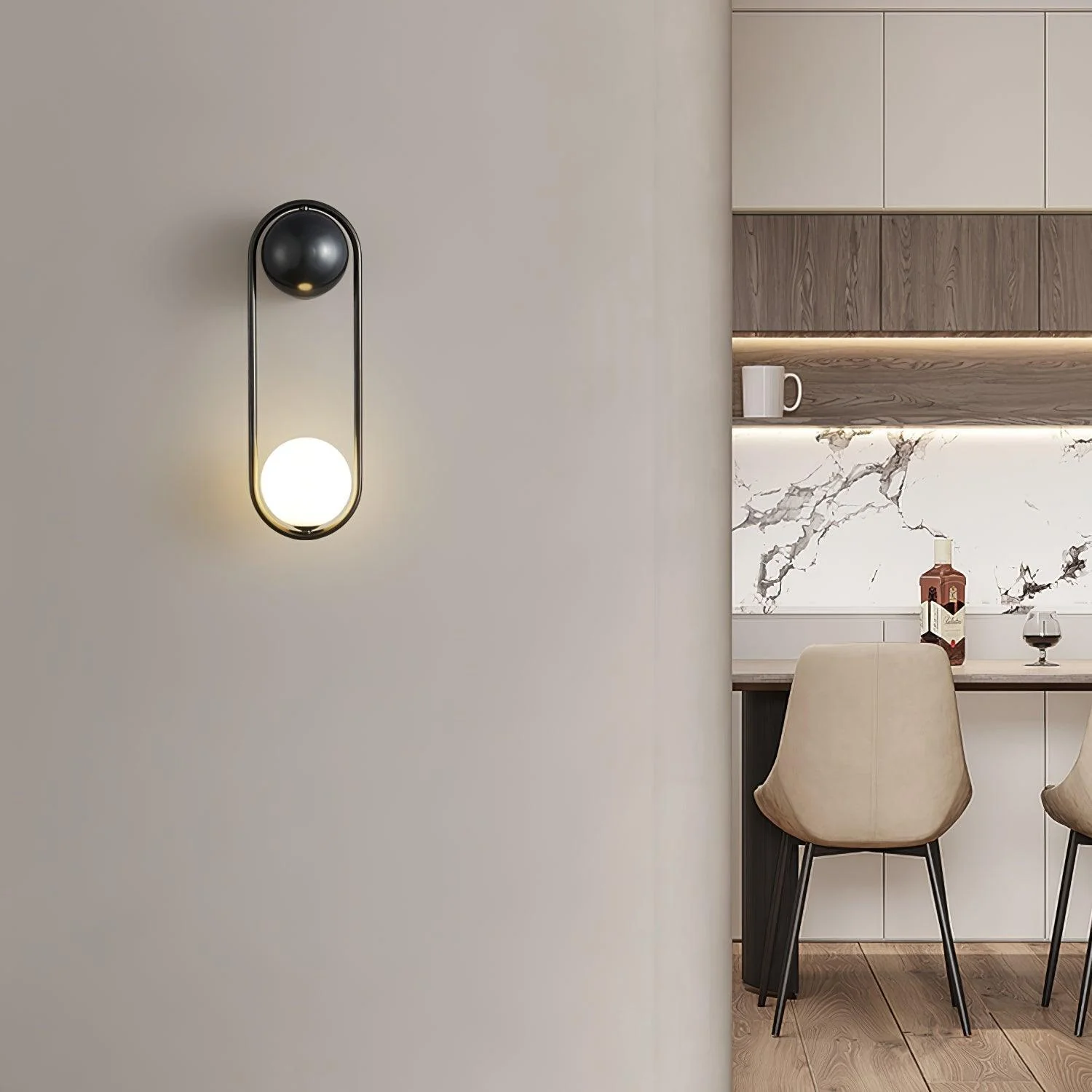 Radiain Brass Minimalist Wall Lamp - Image 21