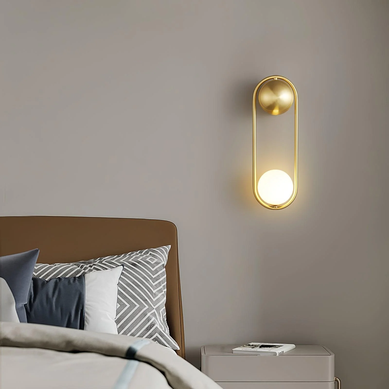 Radiain Brass Minimalist Wall Lamp - Image 25