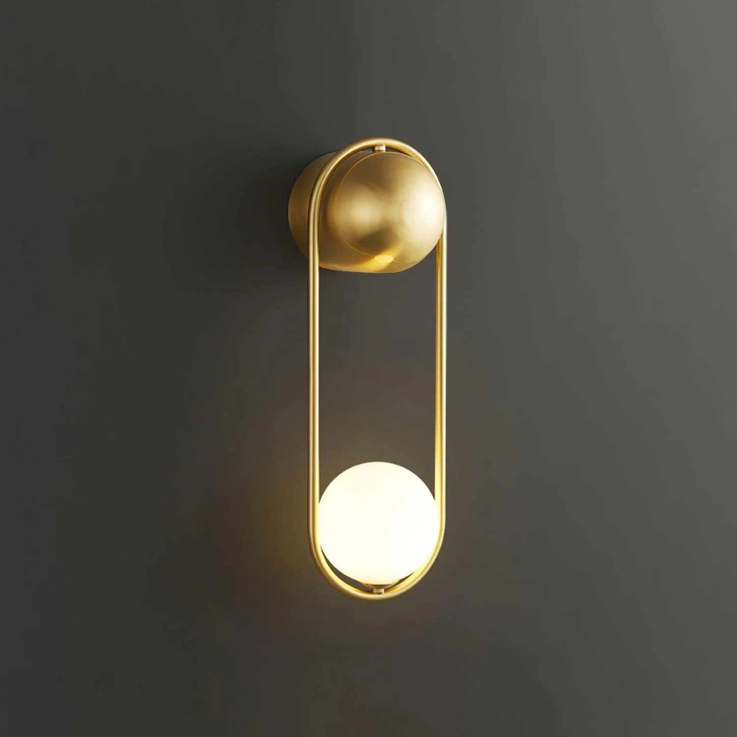Radiain Brass Minimalist Wall Lamp - Image 44
