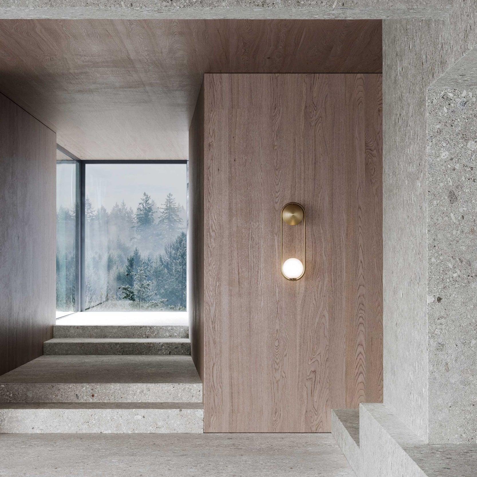 Radiain Brass Minimalist Wall Lamp - Image 7