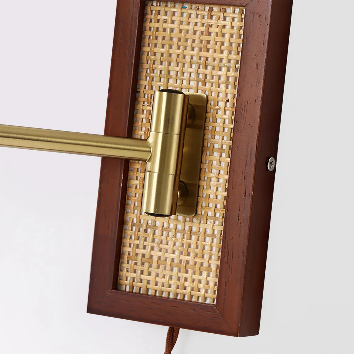 Rattan Farmhouse Bamboo Wall Light - Image 11