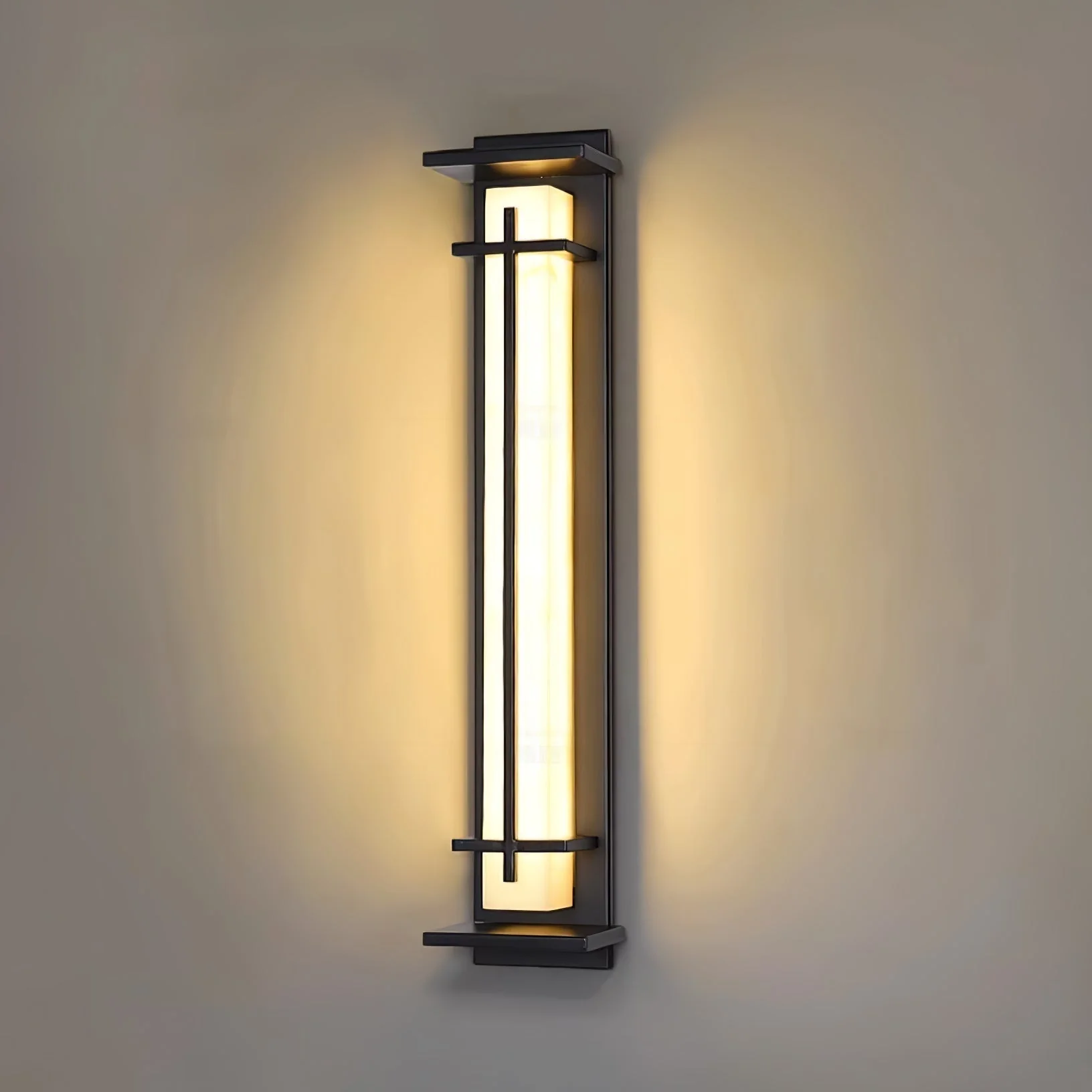 Ray Contemporary Stainless Steel Wall Light - Image 11