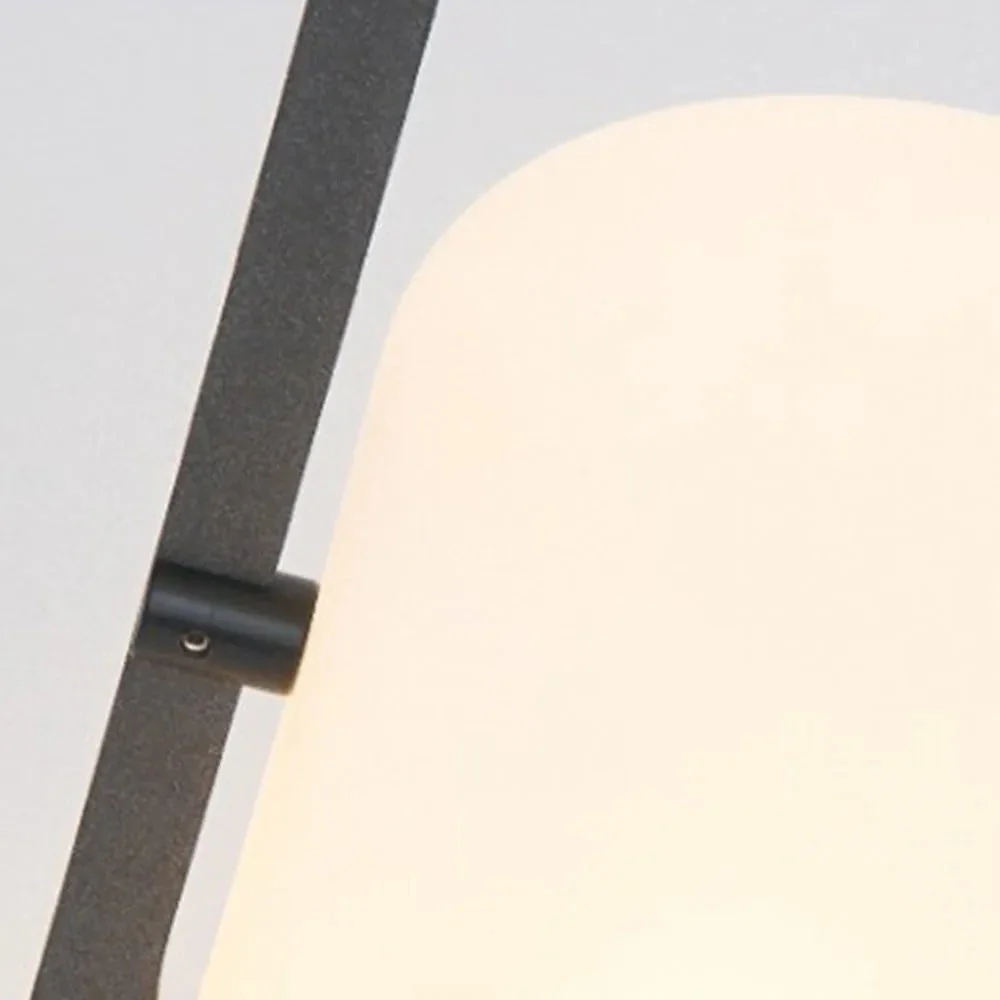 Ray Minimalist Glass Outdoor Floor Lamp - Image 5