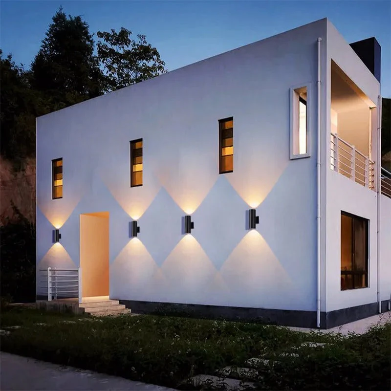 Ray Minimalist LED Outdoor Wall Lamp Glass - Image 12