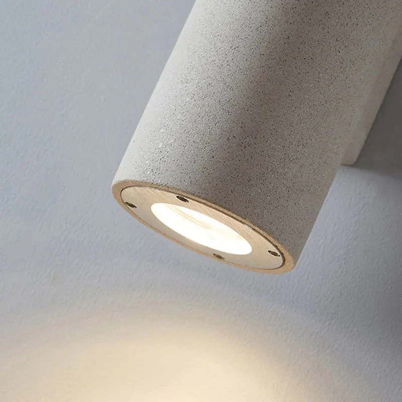 Ray Minimalist Outdoor Wall Lamp Cement - Image 17