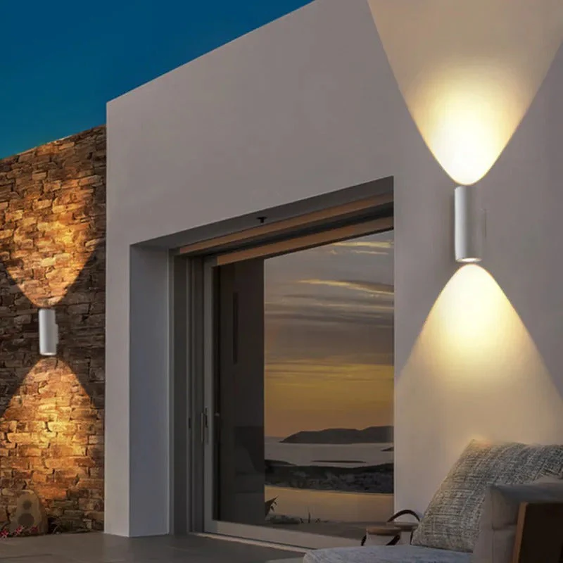 Ray Minimalist Outdoor Wall Lamp Cement - Image 19