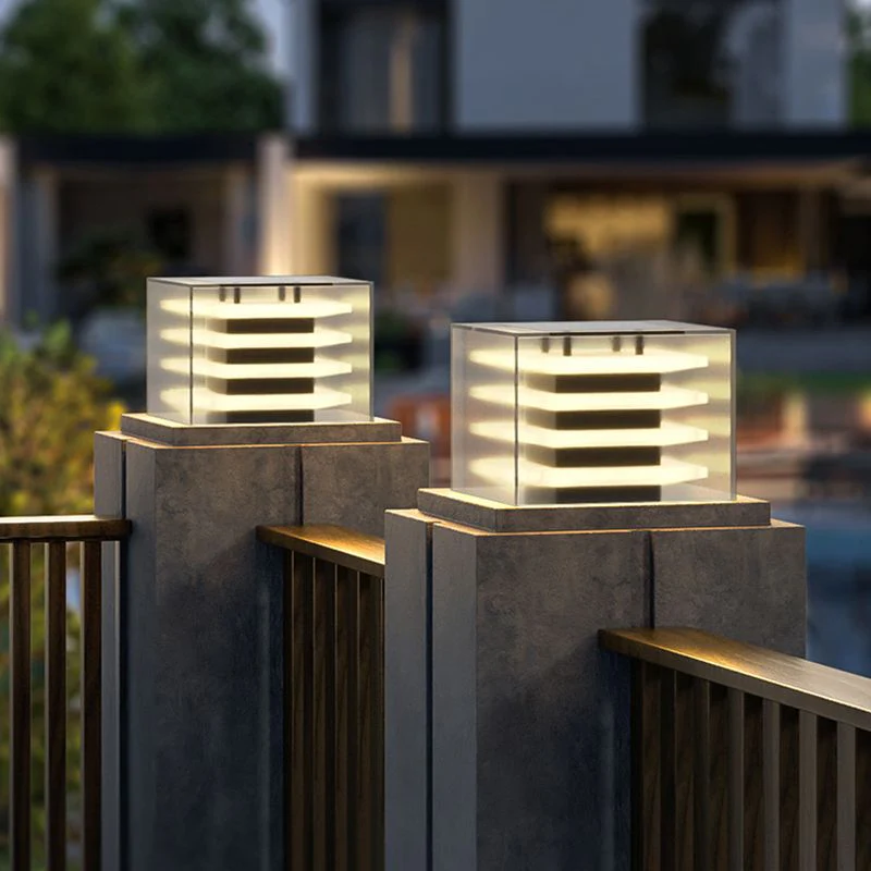 Ray Modern Outdoor Pillar Light - Image 5
