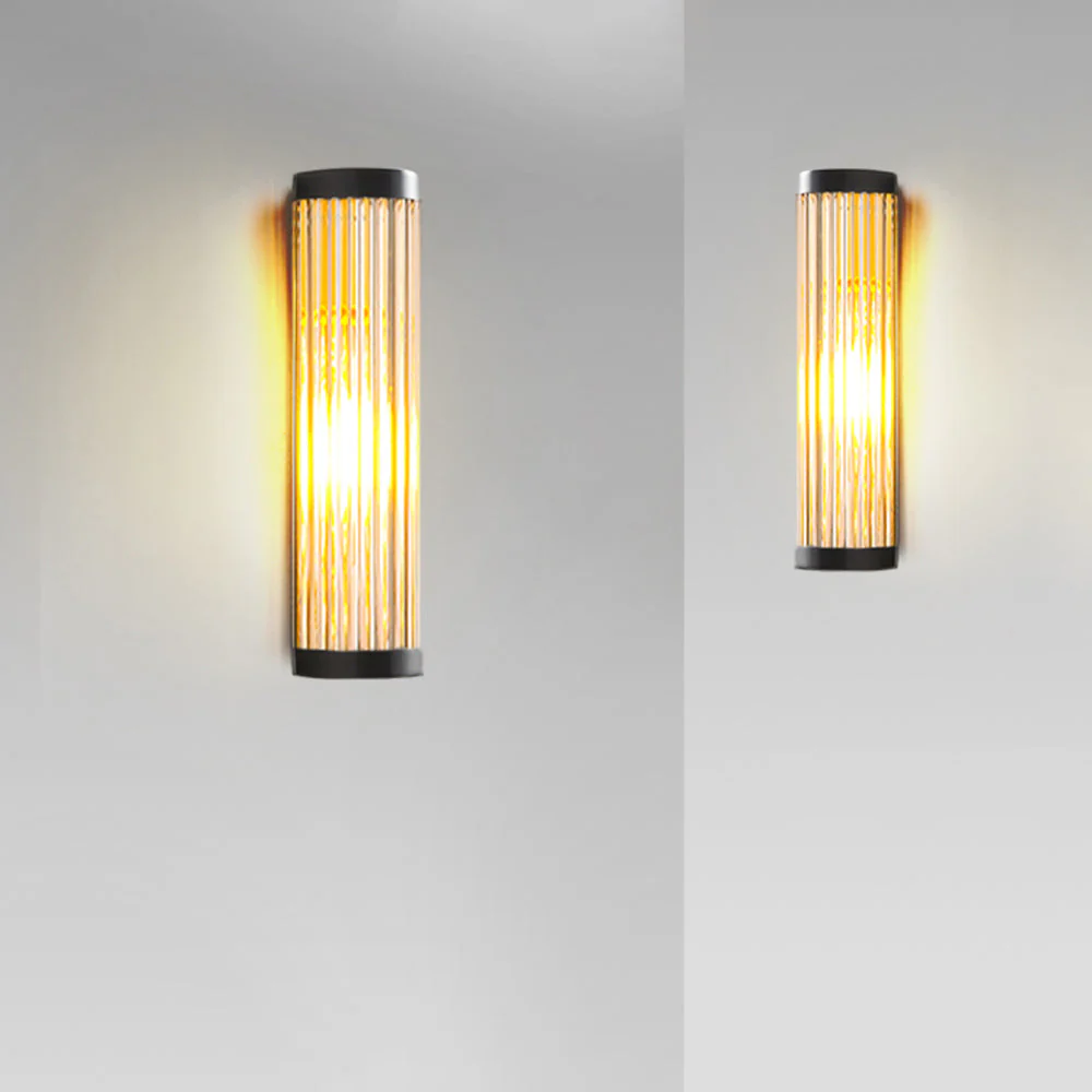 Ray Modern Glass Outdoor Wall Lamp - Image 6