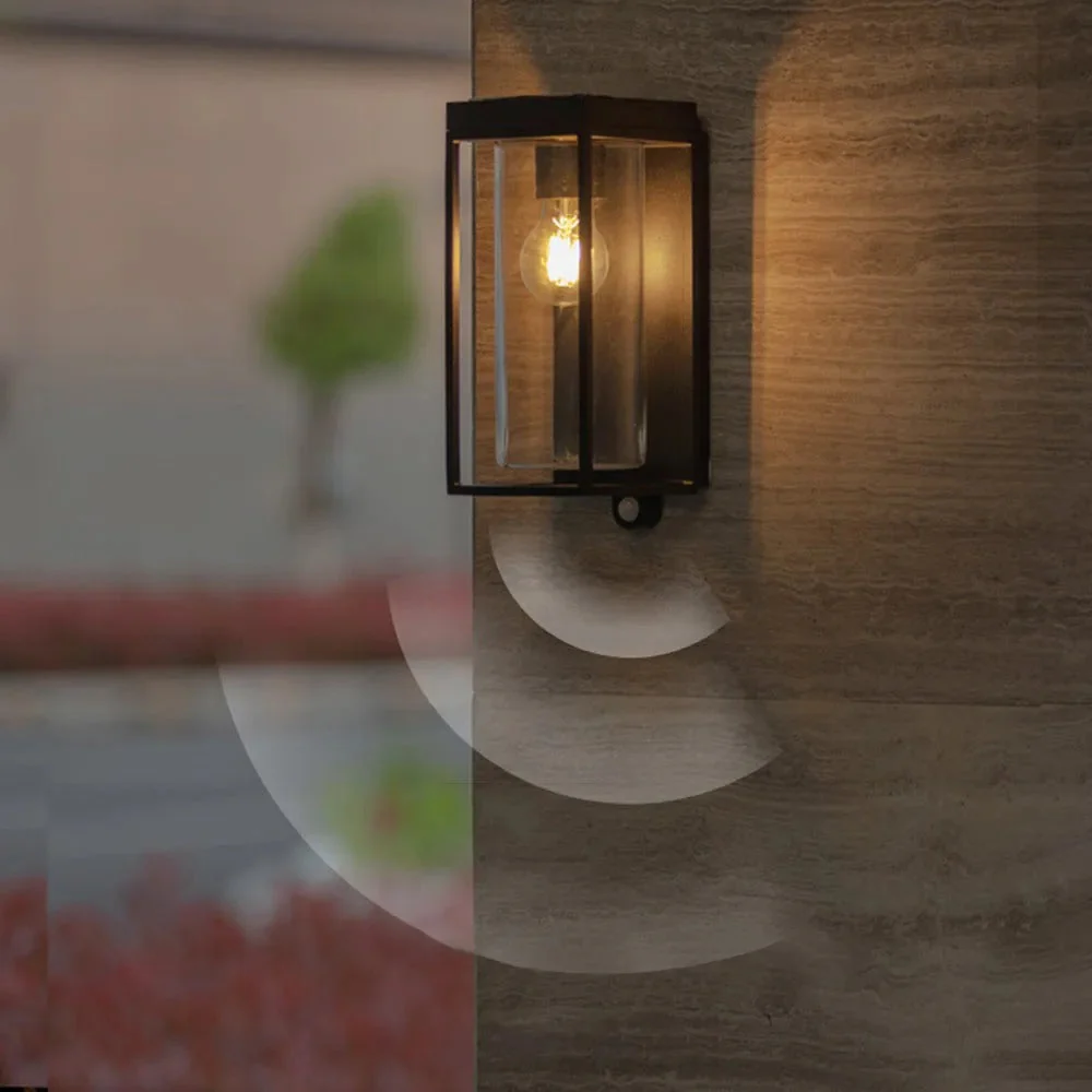 Ray Modern Glass Outdoor Wall Light - Image 8