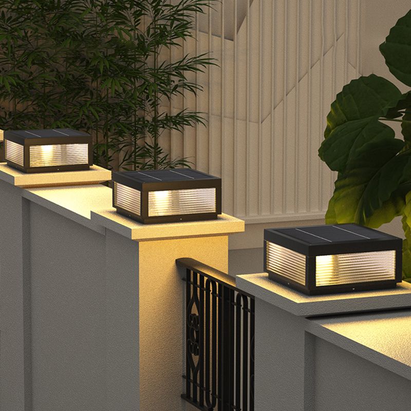Ray Modern LED Outdoor Pillar Light - Image 4