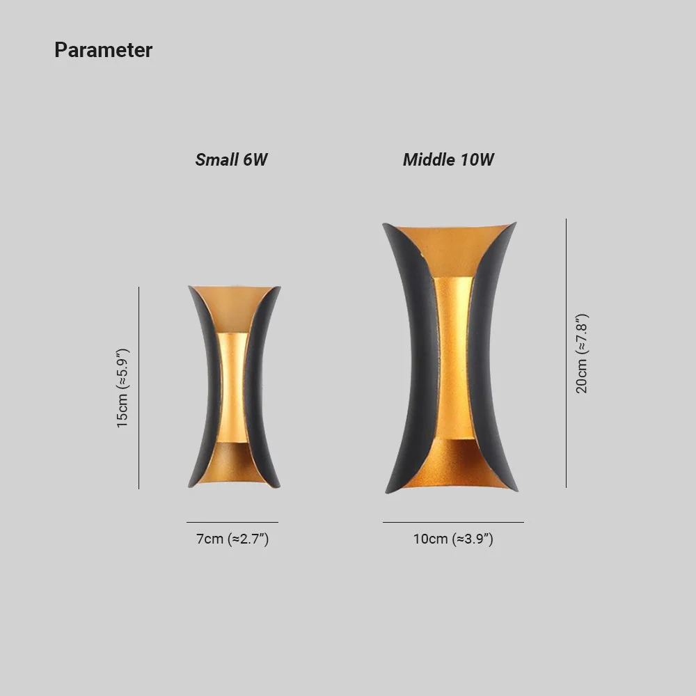 Ray Modern LED Outdoor Wall Light - Image 14