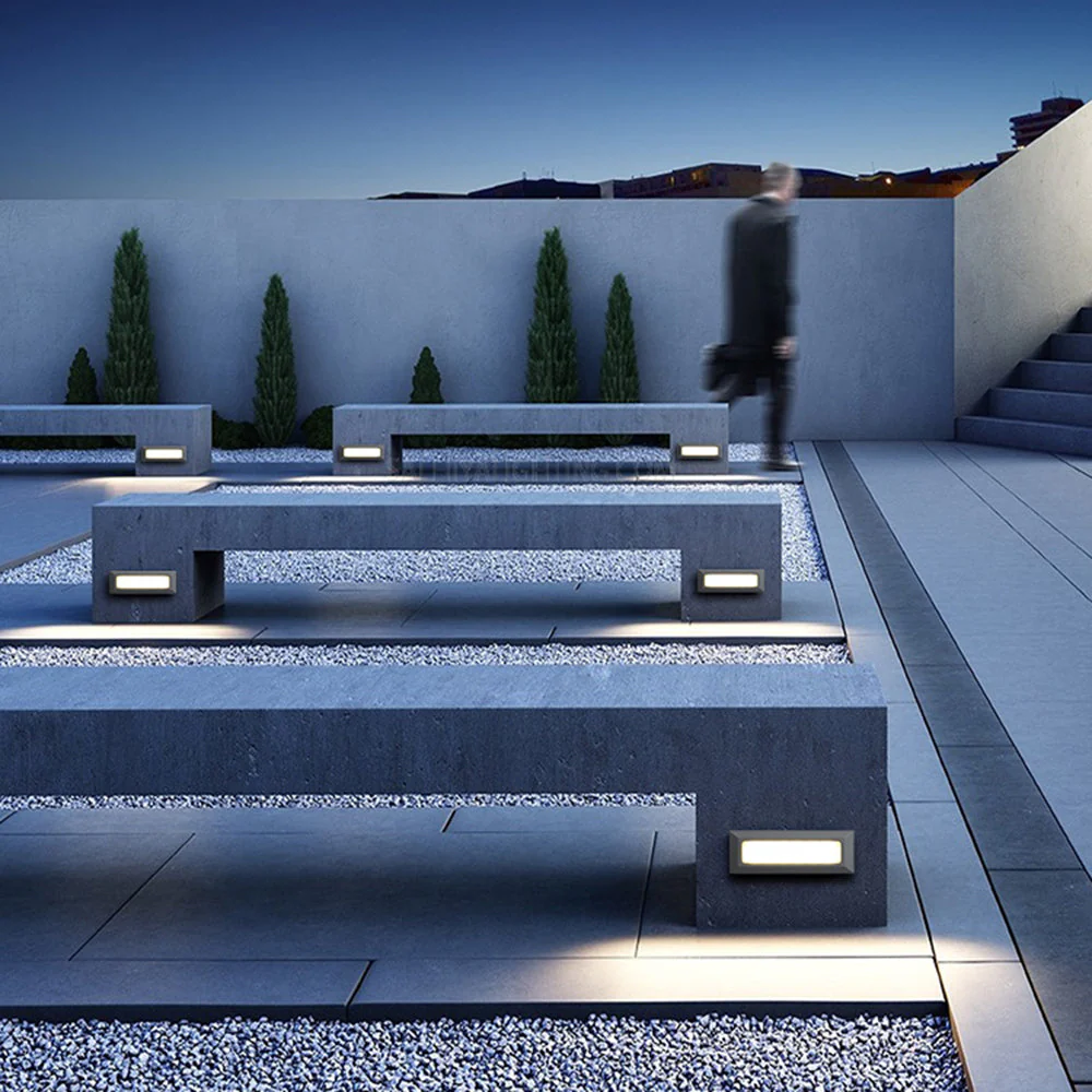 Ray Modern Outdoor Deck Step Light - Image 2