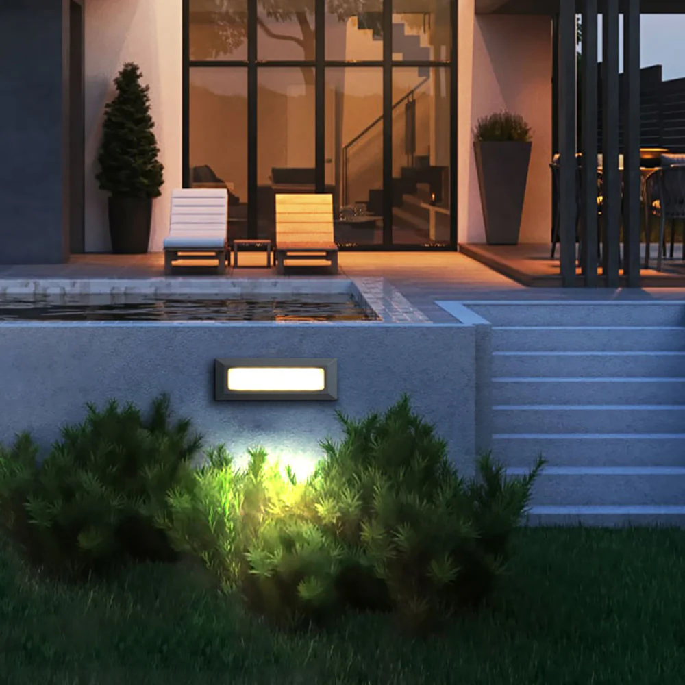 Ray Modern Outdoor Deck Step Light - Image 7