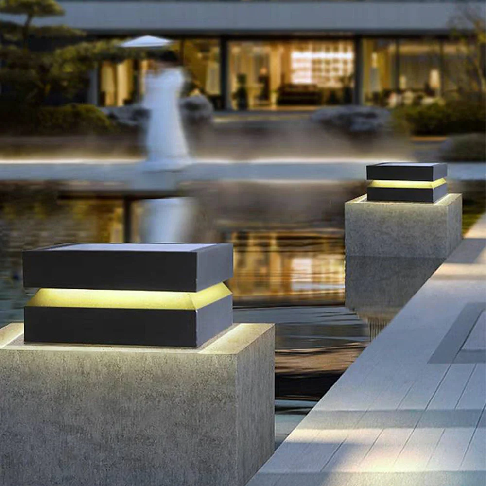 Ray Modern Outdoor Pillar Light - Image 9