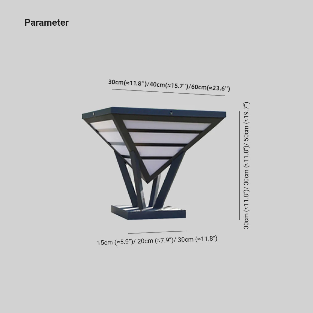 Ray Modern Outdoor Pillar Light - Image 4