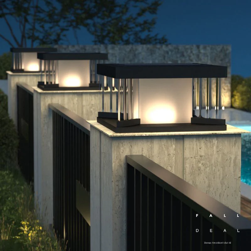 Ray Modern Outdoor Pillar Light - Image 5