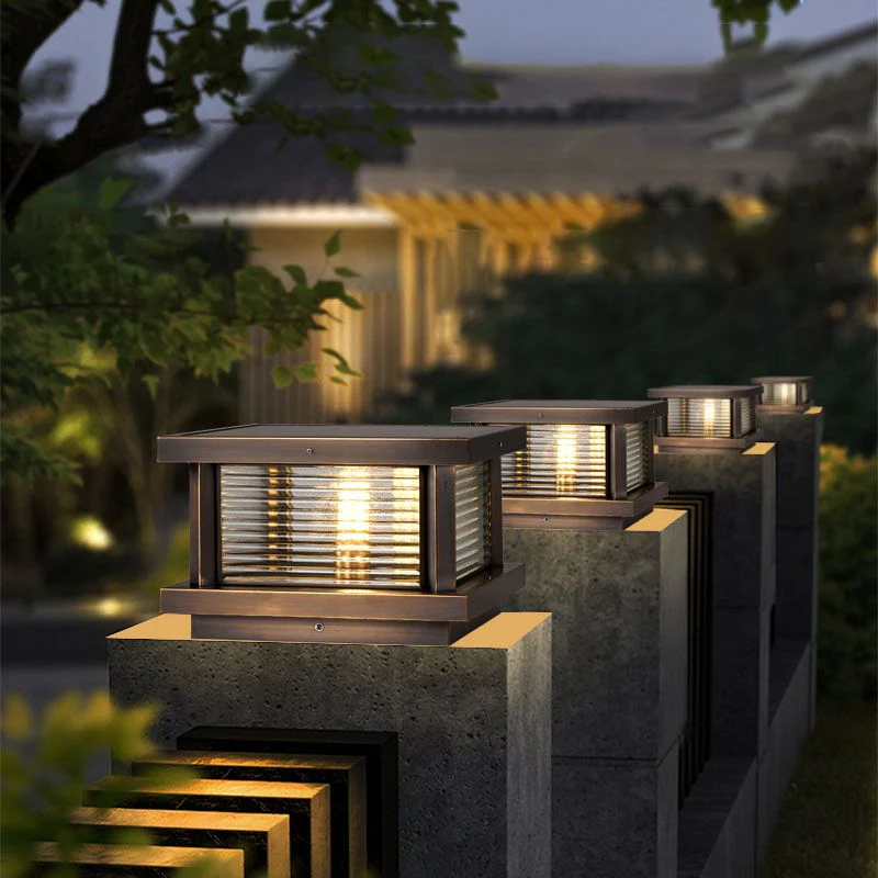 Ray Modern Outdoor Pillar Light - Image 9