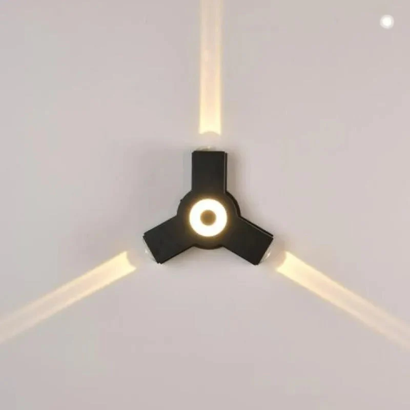 Ray Modern Minimalist LED Outdoor Wall Lamp - Image 8