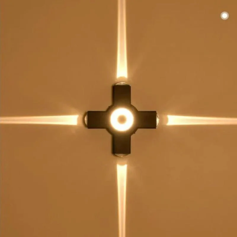 Ray Modern Minimalist LED Outdoor Wall Lamp - Image 9