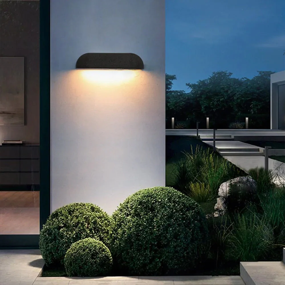 Ray Modern Minimalist Outdoor Wall Lamp - Image 10