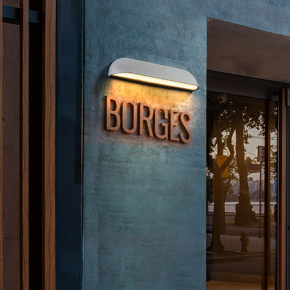 Ray Modern Minimalist Outdoor Wall Lamp - Image 7