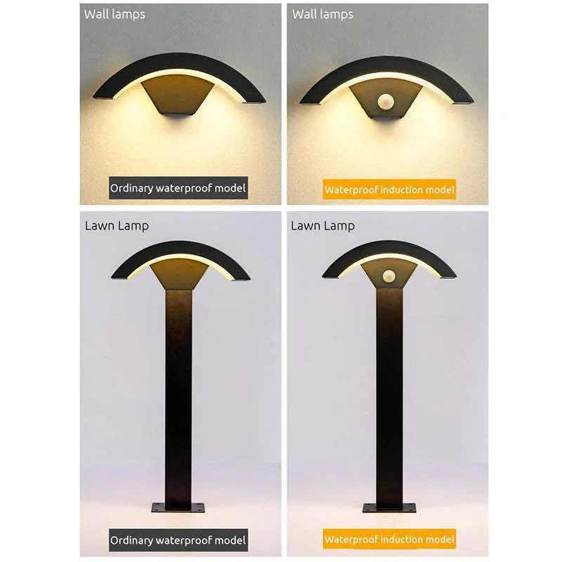Ray Nordic Arc LED Outdoor Wall Lamp - Image 14