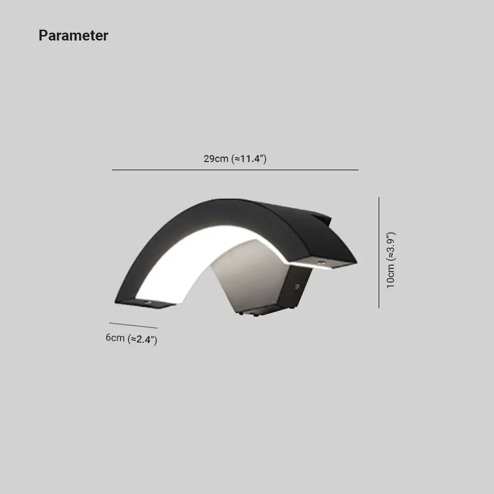 Ray Nordic Arc LED Outdoor Wall Lamp - Image 16