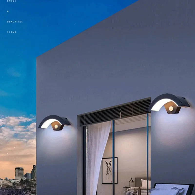 Ray Nordic Arc LED Outdoor Wall Lamp - Image 17