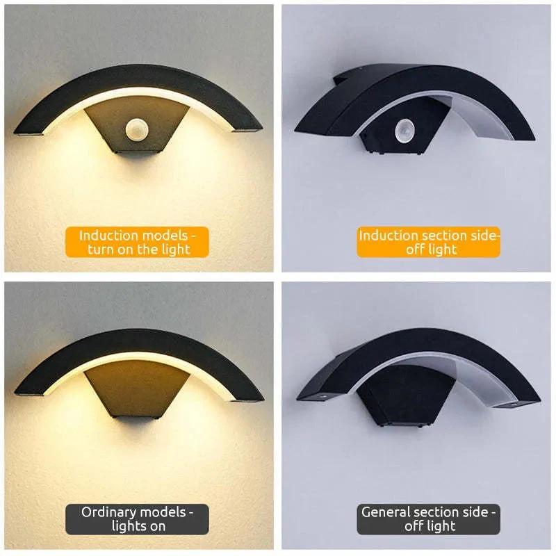Ray Nordic Arc LED Outdoor Wall Lamp - Image 2