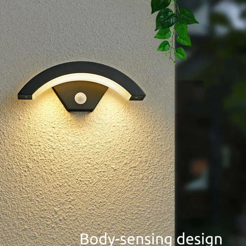 Ray Nordic Arc LED Outdoor Wall Lamp - Image 4